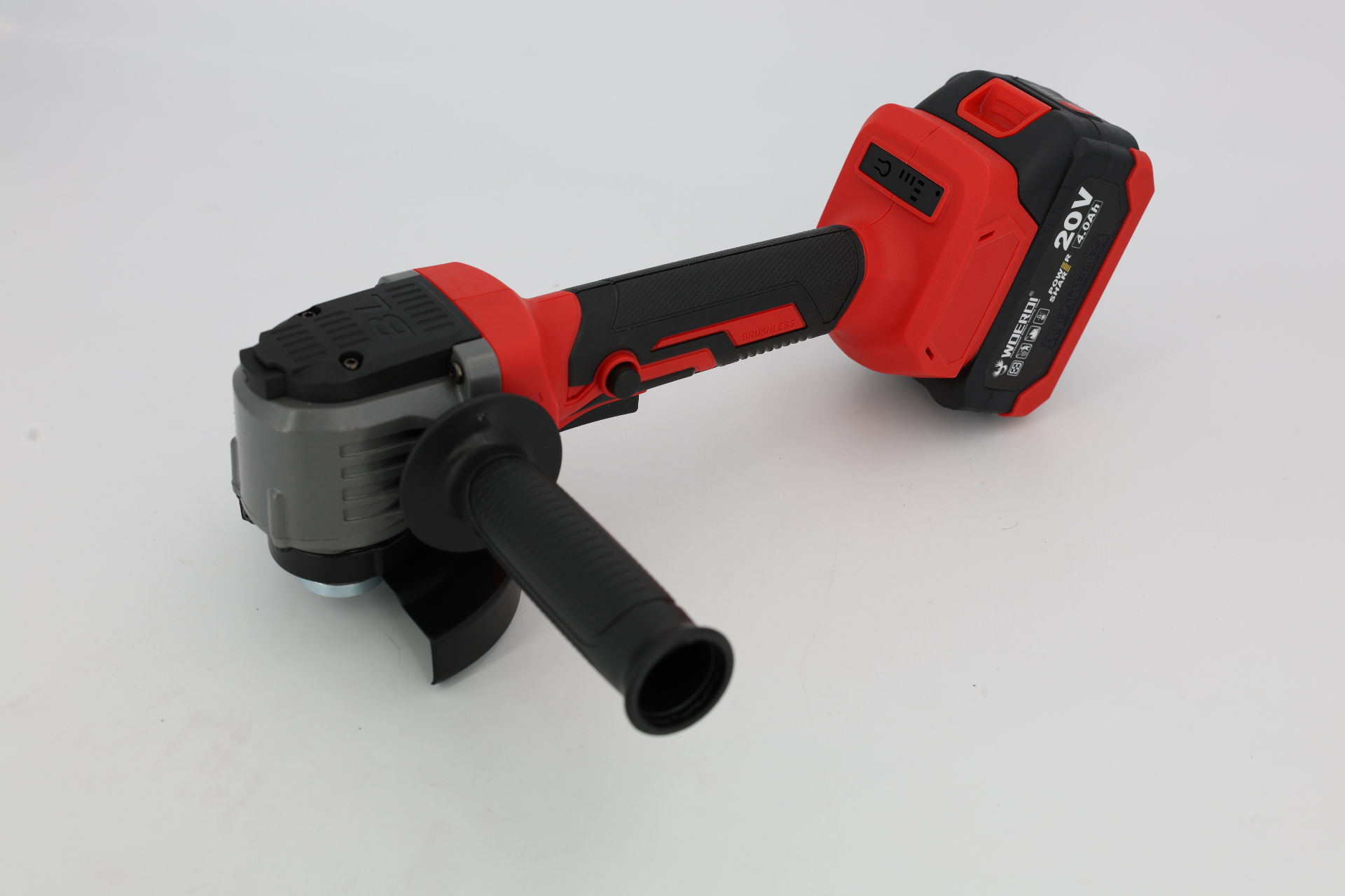 WOERDI 1017AG-04 20V brushless cordless angle grinder with paddle switch