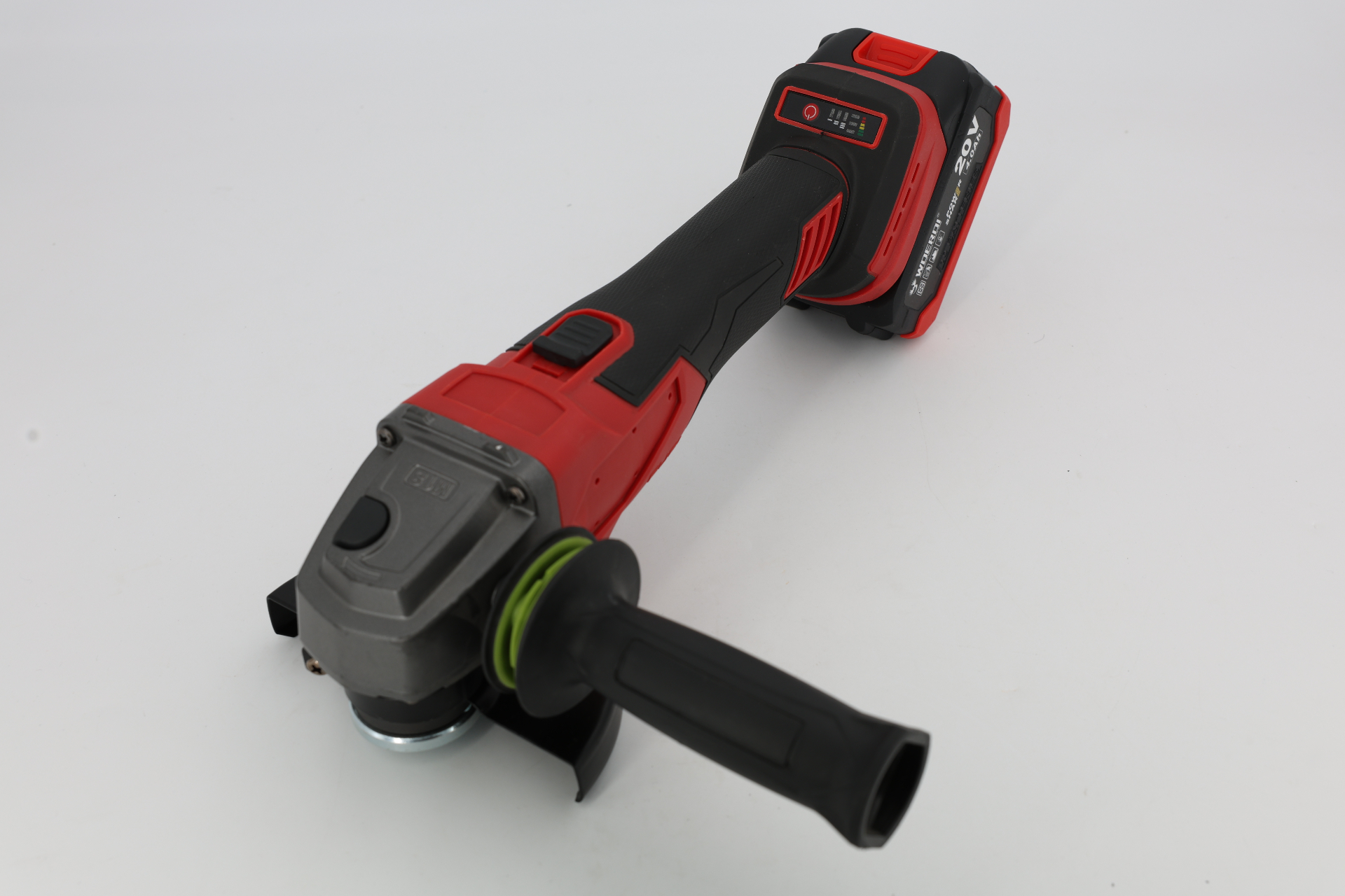 WOERDI 1017AG-05 20V cordless angle grinder with LED indicator