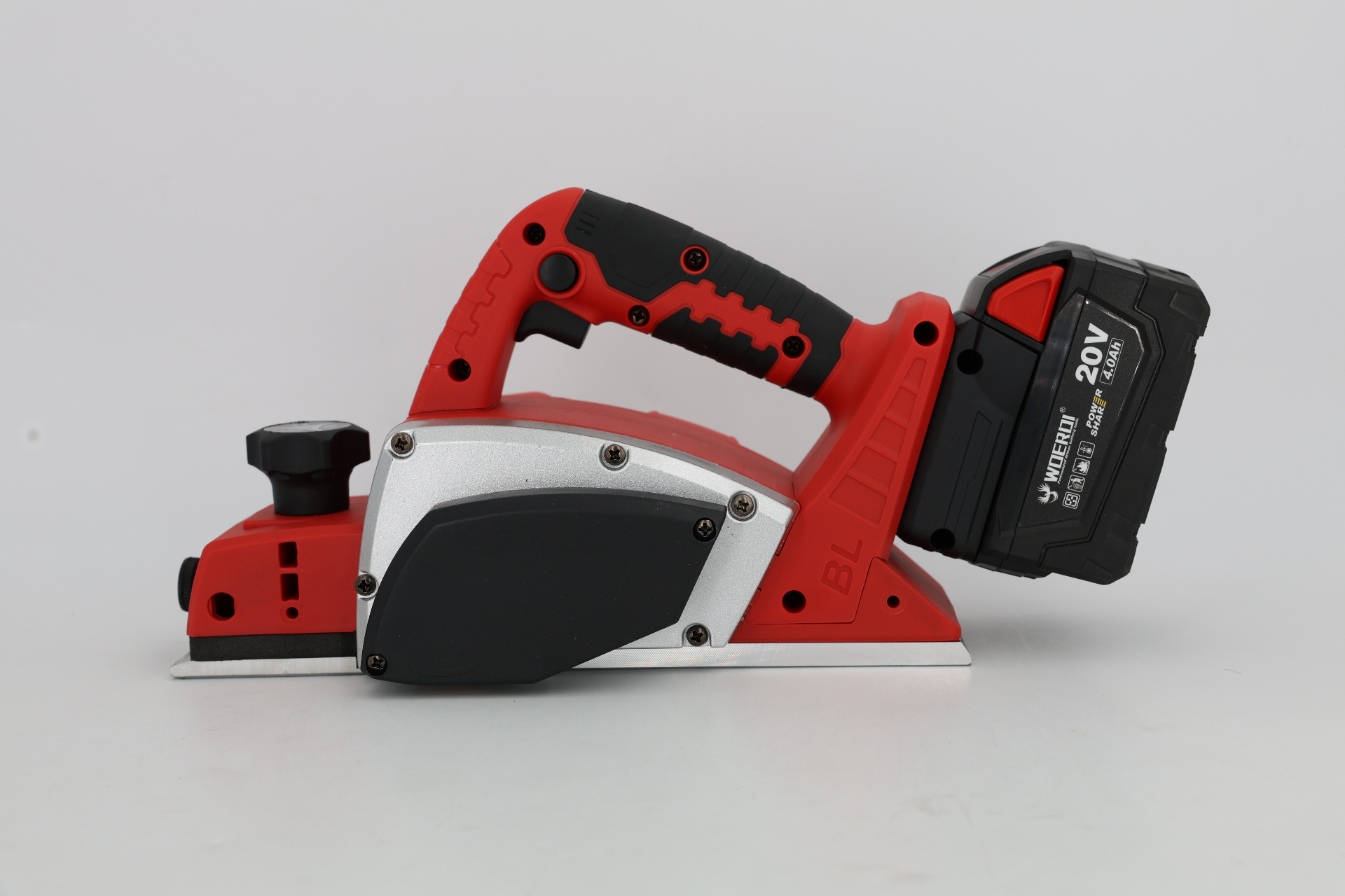 WOERDI 1030EP-01 20V cordless brushless electric planer with 4.0Ah battery