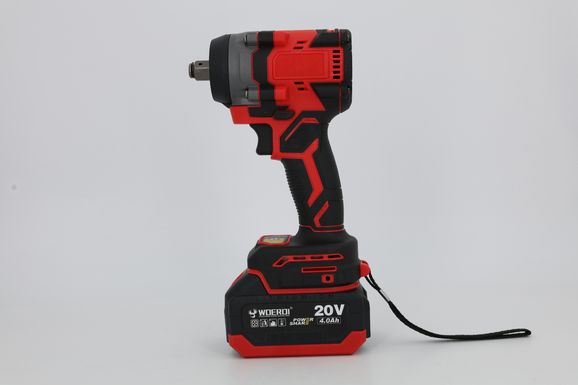WOERDI 1004EW-02 20V brushless impact wrench, pin-detent anvil