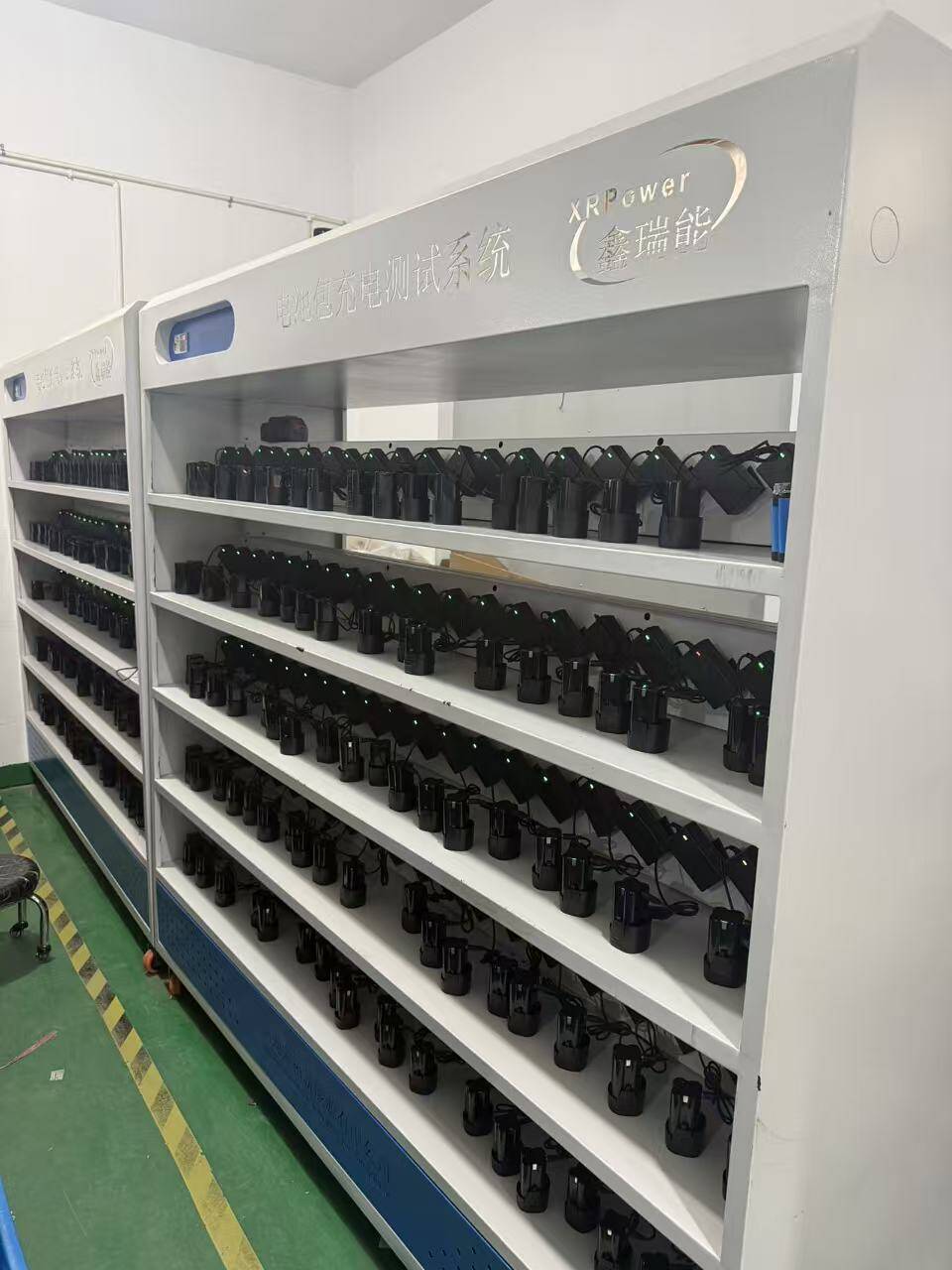 Lithium battery PACK charge and discharge cycle testing system at Kunlong factory