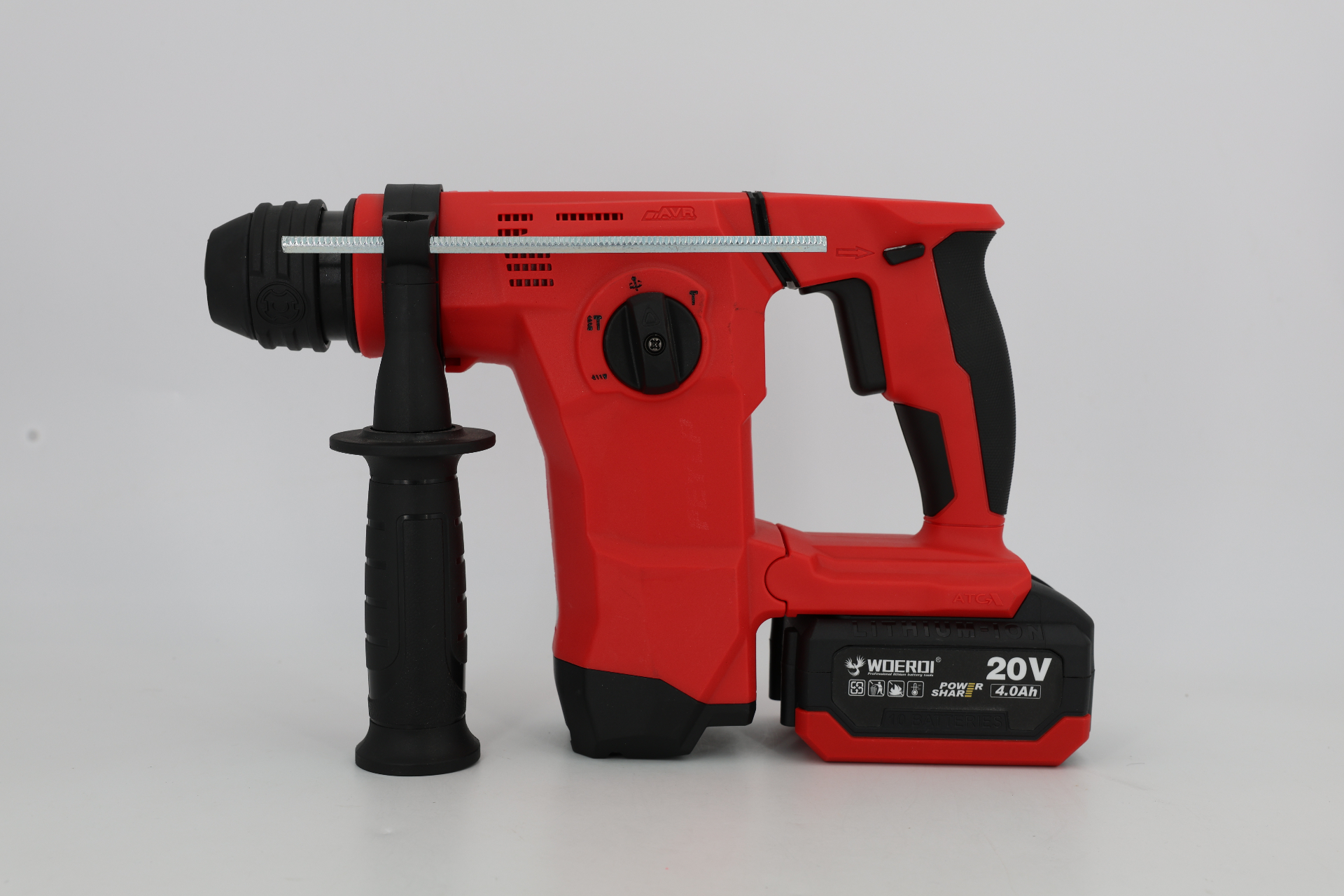 WOERDI HD-007 20V brushless AVR SDS-Plus hammer with 4.0Ah battery