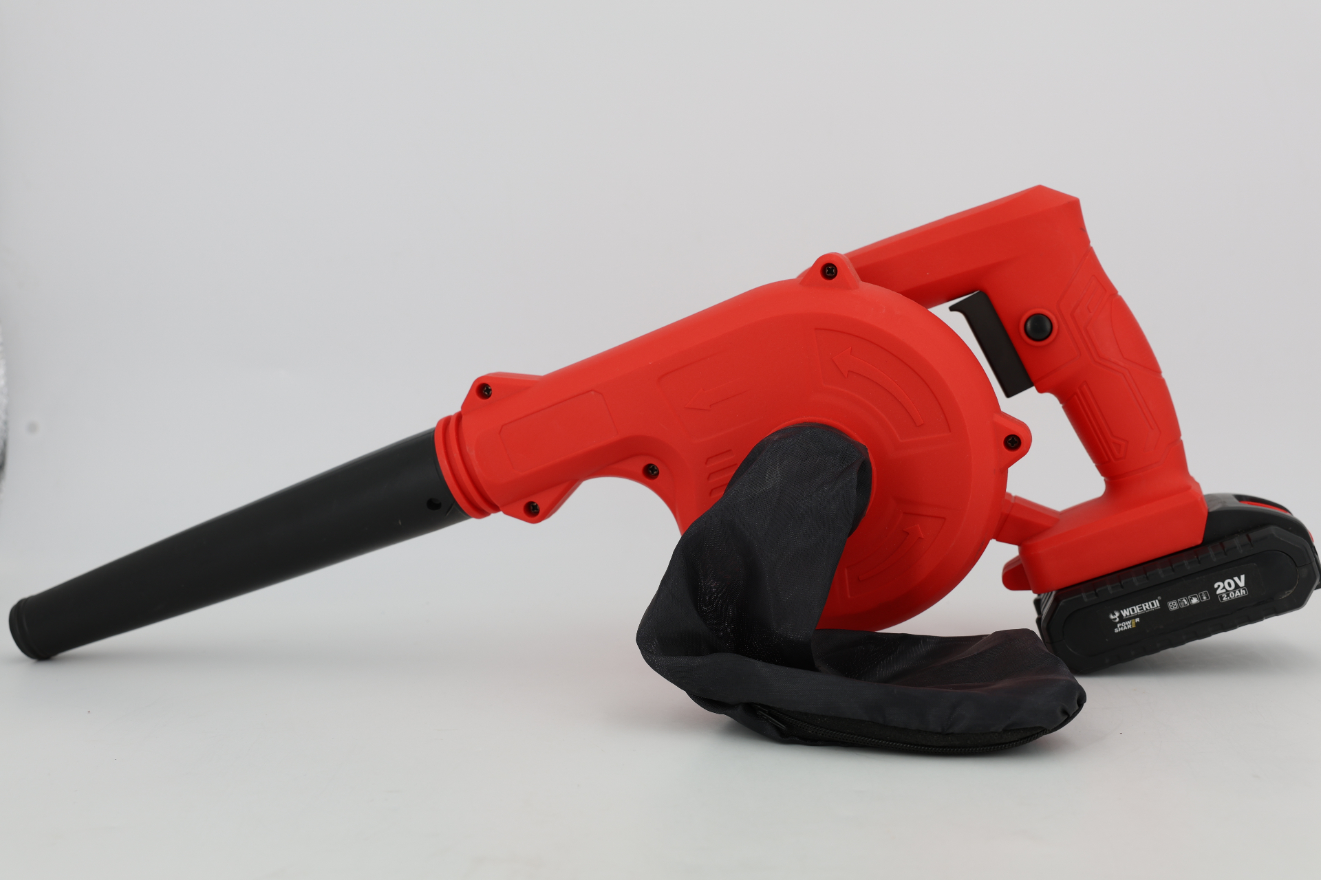 WOERDI 1014IF-02 20V cordless blower with dust bag