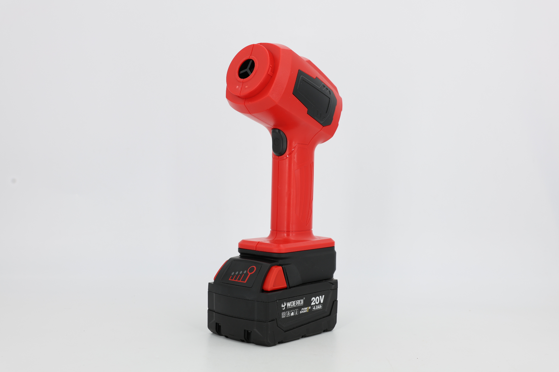 WOERDI 1014IF-04 20V compact cordless blower rear view