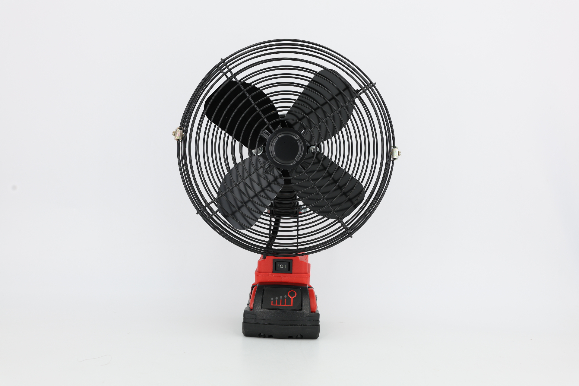 WOERDI 1014IF-09 20V cordless jobsite fan with metal guard
