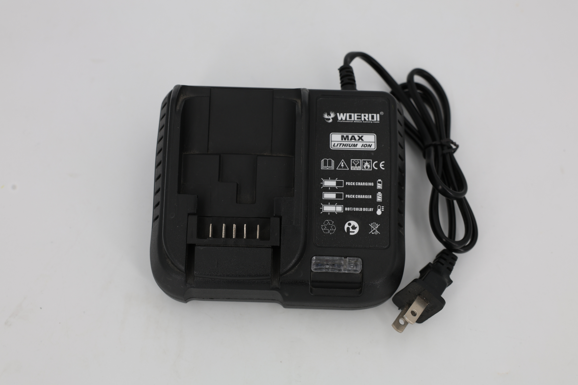 WOERDI 20V MAX fast charger LB-016 black US plug