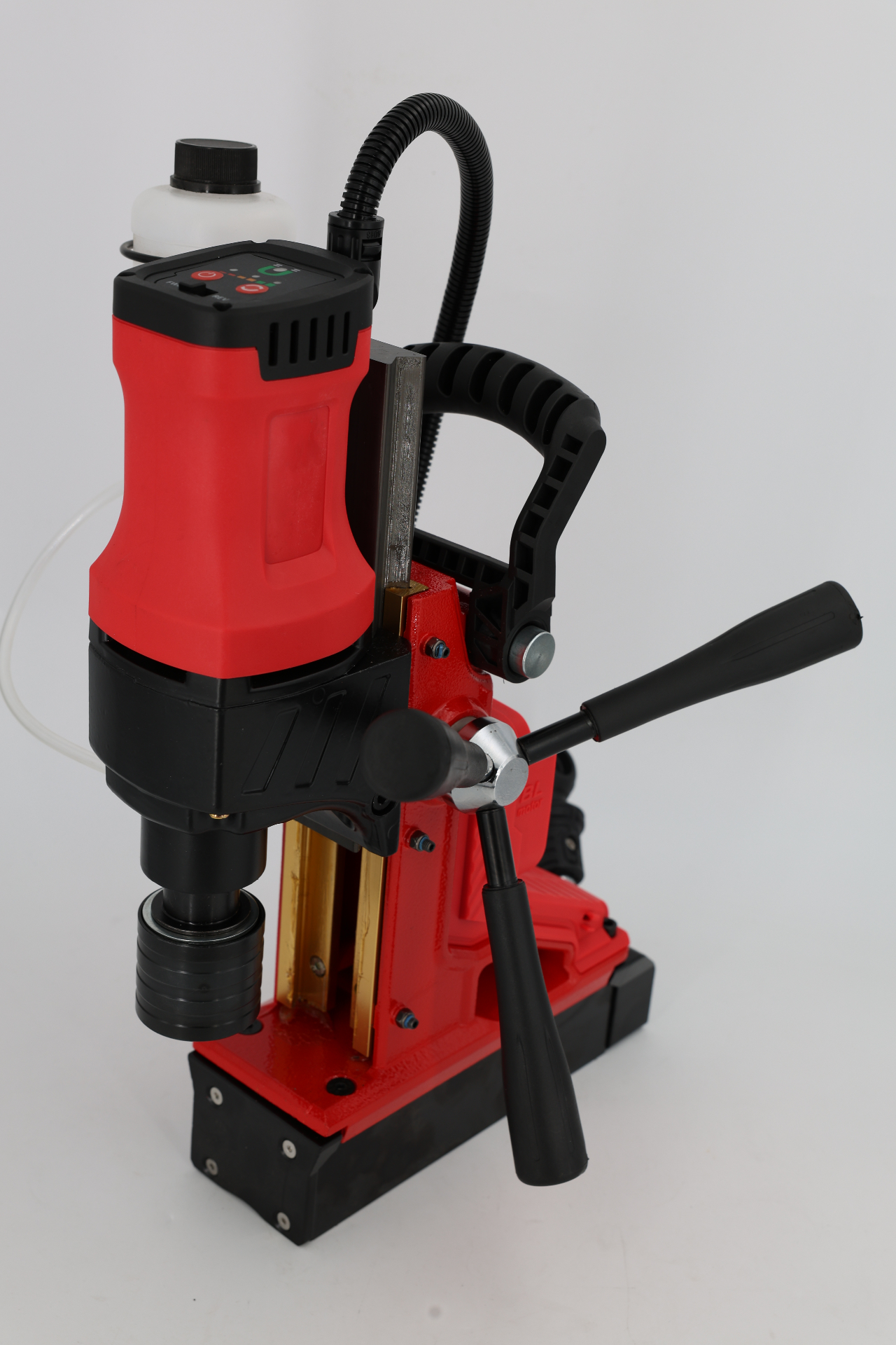 WOERDI 1031MBD-01 20V cordless brushless magnetic base drill with coolant reservoir and feed handles