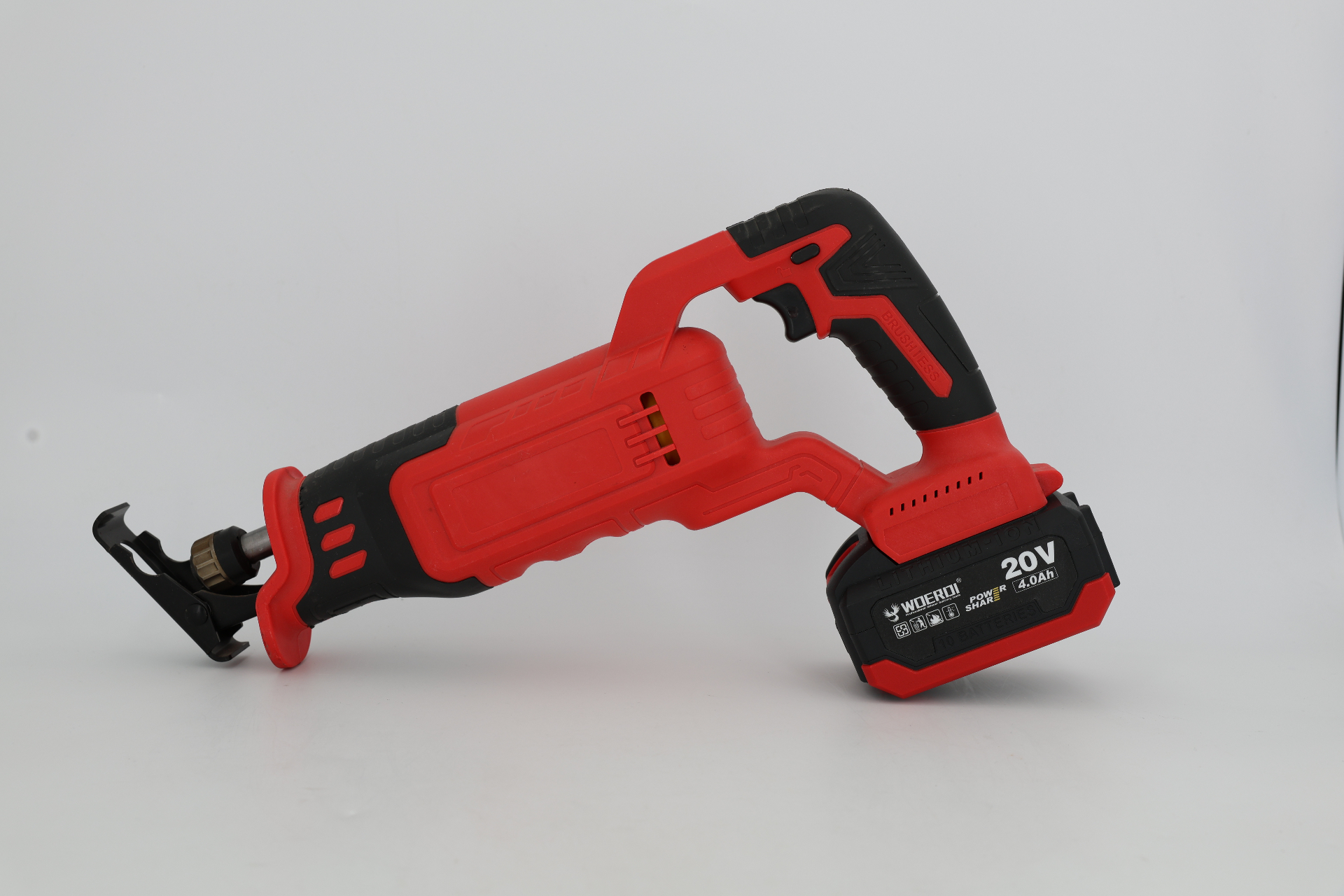 WOERDI 1006SS-04 20V brushless full-size reciprocating saw with D-handle